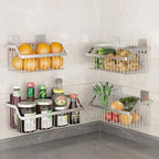 SUS304 Stainless Steel Mesh Basket, Large Wire Storage Organizer Basket, Multi-function Hanging Baskets for Kitchen Bathroom, L 15.75 Inch - Image 6