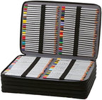 480 Individual-Slots Colored Pencil Case w/Handle & Shoulder Strap - Image 2
