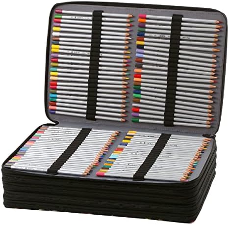 480 Individual-Slots Colored Pencil Case w/Handle & Shoulder Strap - Image 2