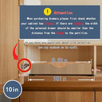Pull Out Cabinet Drawers - 9x2 Size Options (10-29'W,18-21'D), Pre-Assembled with Soft Close Slides, Solid Beechwood, Easy Installation(10'W x 18'D) - Image 6