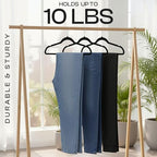 Utopia Home Velvet Hangers, Black, 150 Pack - Image 6