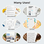 Dunwell Clear Folders for Documents, Plastic 8.5x11 File Sleeves, 60 Pack - Image 6