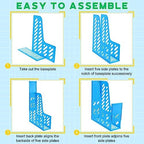 Glenmal 12 Pack Magazine File Holder Organizers Vertical Desk, Colorful - Image 4