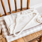 3 Sprouts Velvet Baby Hangers, Non Slip Slim, Cream, 30 Pack - Image 6