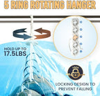 TAILI Hanging Vacuum Storage Bags for Clothes Space Saver 6 Combo Blue - Image 4