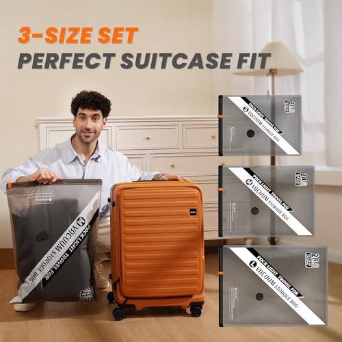 20 Pack Travel Vacuum Storage Bags with Portable Cordless Electric Pump - Image 6