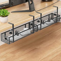 Cable Management, 15.75" Under Desk Cable Management Tray No Drill by GZOKMOG