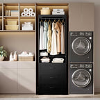 IRONCK Freestanding Closet System with Adjustable Shelves & 3 Drawers - Image 2