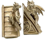 Bellaa Dragon Bookends, Set Vintage Decorative Book Ends 21503 - Image 3