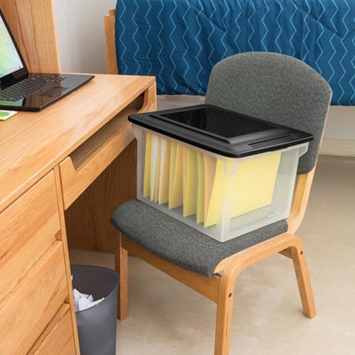 Sterilite File Box Tote with Lids for Letter and Legal Folders, 16-Pack - Image 6