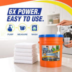 Ultra Fresh 5 Gallon Liquid Laundry Detergent Washing Soap for All Machine Types, 6X Platinum, Up to 640 Loads, Sport Odor & Stain Remover - Image 4