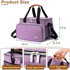 Dog Grooming Vacuum Bag, Pet Grooming Kit Bag Perfect for Dog Hair Vacuum & Grooming Tool Kit Accessories- Purple - Image 4