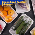 Stretch Tite Plastic Wrap For Food With Slide Cutter 750 Sq. Ft 11 7/8 Inch. Pack Of 2 With a Scooply Bag Clip - Image 5