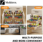 Pull Out Drawers for Cabinet Wood 18" W x 22" D Slide Out Organizer - Image 5