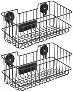ULIBERMAGNET Magnetic Baskets, Large Capacity Metal Wire Mesh Basket Holder Organizer for Sundry Tool Storage, Magnetic Shelf for Garage, Laundry, Kitchen, Workshop, Cabinet(2 Pack) by ULIBERMAGNET