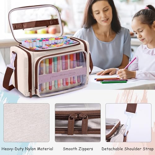 Marker Storage Organizer Case for 180–300 Markers with Dividers - Image 5