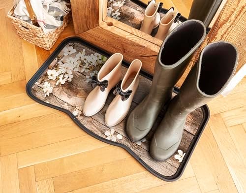 Nicoman VCD-Boot-Tray-MULTI-75x38-Snowflakes Boot Shoe Tray Rack Mat Printed Snowflakes(1-Pack), 1pcs - Image 2