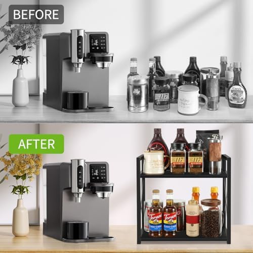 YINMIT Kitchen Countertop Organizer,Spice Rack,Coffee Bar Shelf Organizer - Image 5