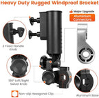 Upgraded Heavy Duty Universal Golf Push Cart Umbrella Holder - Image 2