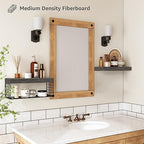 QEEIG Bathroom Shelves Over Toilet Wall Mounted (Grey, Set of 2, 15.7") - Image 5
