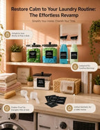 Laundry Organizer Containers with 20IN Super Large Non-Slip Mat Set - Clear Storage Containers for Laundry Room Organization, Includes 20 Waterproof Labels, Space-Saving for Small Cabinets - Image 6