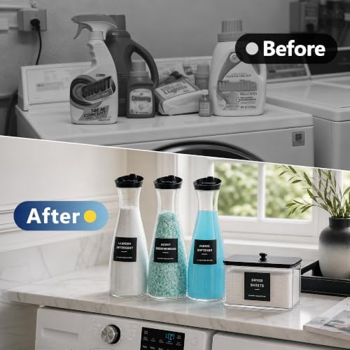 3 +1 Pack Laundry Detergent Dispenser with Dryer Sheet Holder - Image 6