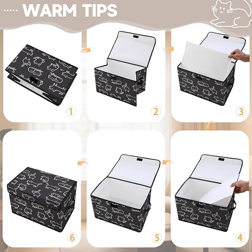 Stackable Clothes Storage Bins with Lids 3 Pack. - Image 3