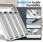 IKOCO 2-Pack Silverware Organizer, Stainless Steel, Dishwasher Safe - Image 6
