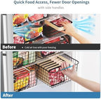 iSPECLE Freezer Organizer Bins - For 16/17/21 Cu Ft Upright Freezer, 4 Pack - Image 5