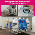 HOLDN’ STORAGE Pull Out Cabinet Organizer, 30”W x 21”D Cabinet Drawer - Image 4