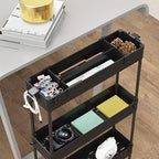 SPACELEAD Slim Storage Cart(2 Pack),4-Tier Rolling Utility Organizer - Image 7