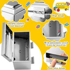 Mifoci 8 Pcs Pencil Dispenser for Classroom Stainless Steel, Silver - Image 3