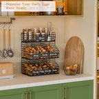 Egg Holder Countertop with 5 Dividers & DIY Nameplate to Separate Eggs - Image 4