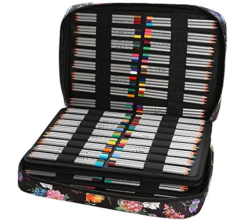 Lbxgap 480 Slots Colored Pencil Case w/Handle & Shoulder Strap - Image 4