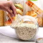 Glass Cookie Jars for Kitchen Counter (3 Pack) 75oz Food Storage Canisters with Airtight Lids + Marker & Labels, Coin & Penny Jar for Candy Buffet, Coffee, Laundry Detergent Holder - Image 6