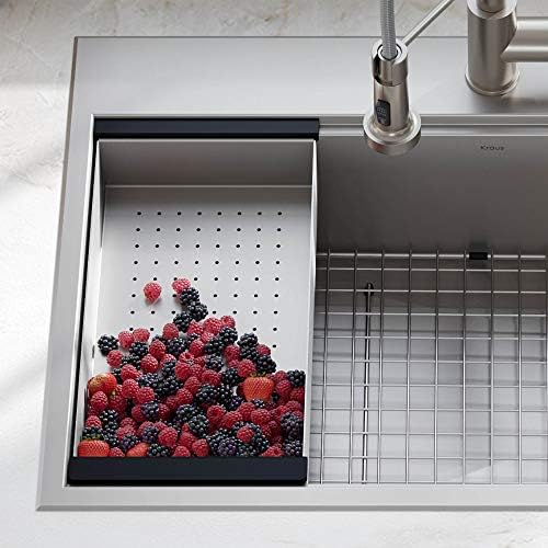 Kraus Stainless Steel 16.75 in Workstation Kitchen Sink Colander CS-6 by Unknown
