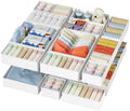 DIMJ 20-Pack Fabric Drawer Organizer Bins for Dresser Nursery Clothes by DiMJ