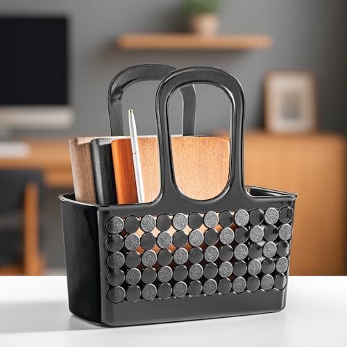 iDesign Portable Shower Tote Caddy, Black, Set of 3 - Image 6