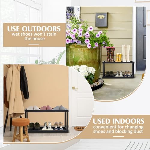 Cinnvoice Boot Tray Rack for Entryway, 28" d X 14.5" w X 14.5" h - Image 5