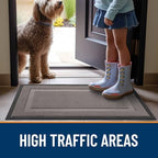 OLANLY Front Door Mat Outside 47x32, All-Season Heavy-Duty Rubber Doormat - Image 6