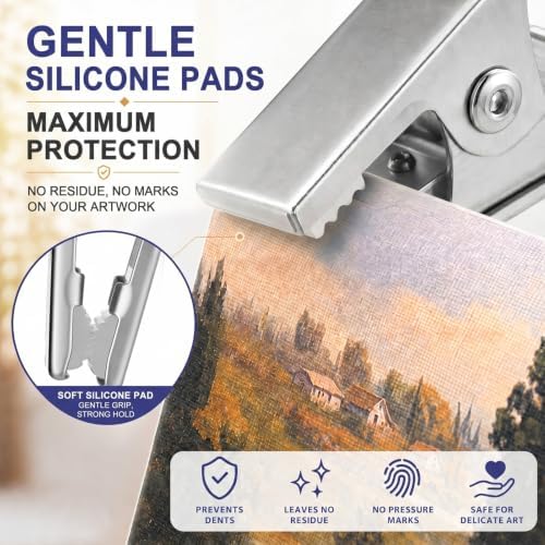 Shimeyao 25 Pcs Grid Wall Hooks Clips Accessories 360 Degree Rotating 3.5" - Image 3