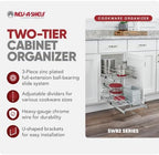 Rev-A-Shelf Pullout Organizer for Cabinets, Min Opening Width of 11.5" - Image 5