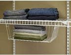ClosetMaid Hanging Mesh Storage Basket, White, 18 in, 2-Pack - Image 3