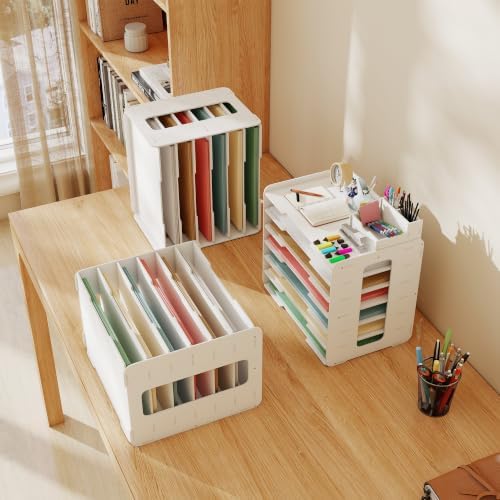 11X17 Construction Paper Organizer for Desk PVC Scrapbook Storage - Image 6