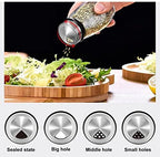 Revolving Spice Rack Organizer Countertop, Spinning Spice Storage Rack Tower Organizer with 12 Empty Jars, Rotating Spice Holder Shelf Seasoning Rack Shelf, Spice Seasoning Bottle Organizer - Image 4