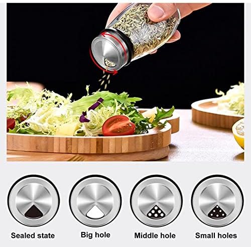 Revolving Spice Rack Organizer Countertop, Spinning Spice Storage Rack Tower Organizer with 12 Empty Jars, Rotating Spice Holder Shelf Seasoning Rack Shelf, Spice Seasoning Bottle Organizer - Image 4