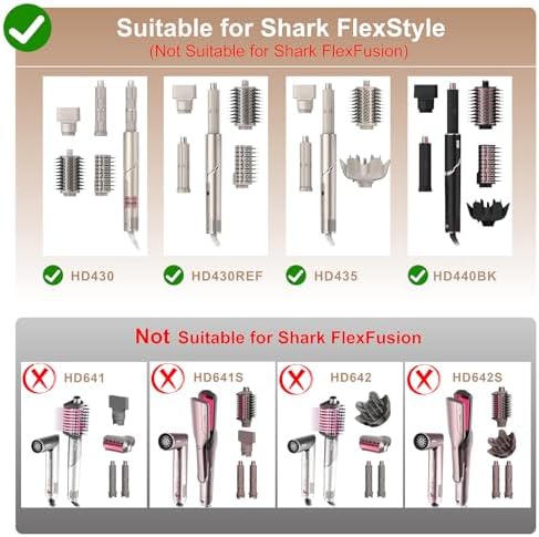 Hair Dryer Holder for Shark FlexStyle, Wall Mount with Cord Hanger - Image 3