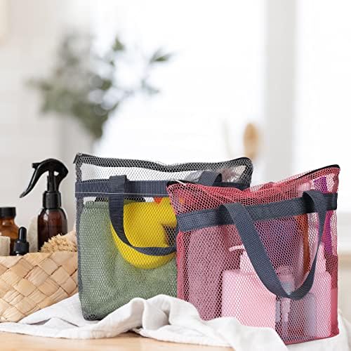 Patelai 12 Pcs Mesh Shower Caddy Bags Bulk, Quick Dry Portable, Multicolor - Image 7