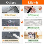 Lifewit 60L Clear Clothes Storage Bags,Plastic Foldable Blanket Storage Bag - Image 3