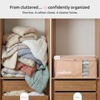 Compactor XXL 3 Vacuum Storage Bag & 3 Semi-Rigid Box, Closet Organizer, 210L - Image 3